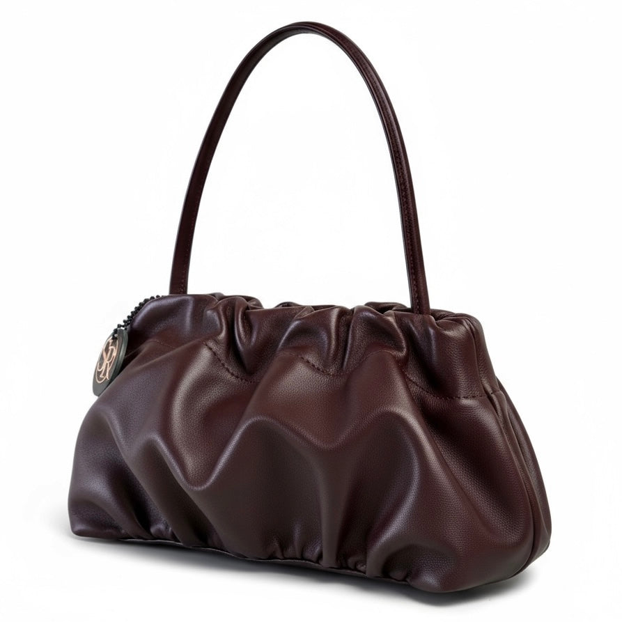 Babooshka Clutch - Burgundy Leather
