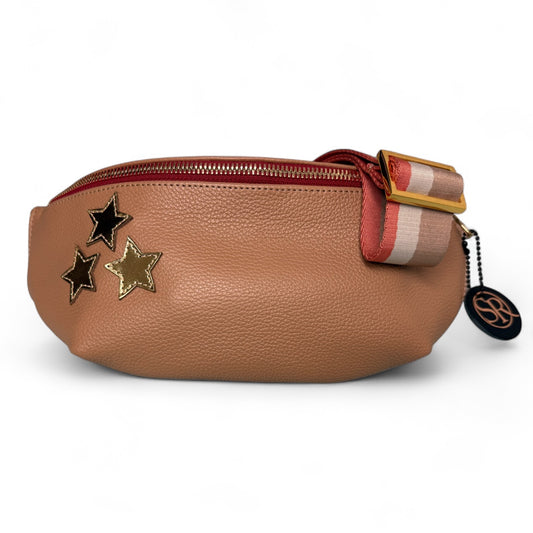 Jett Bumbag - Tan with Gold Stars