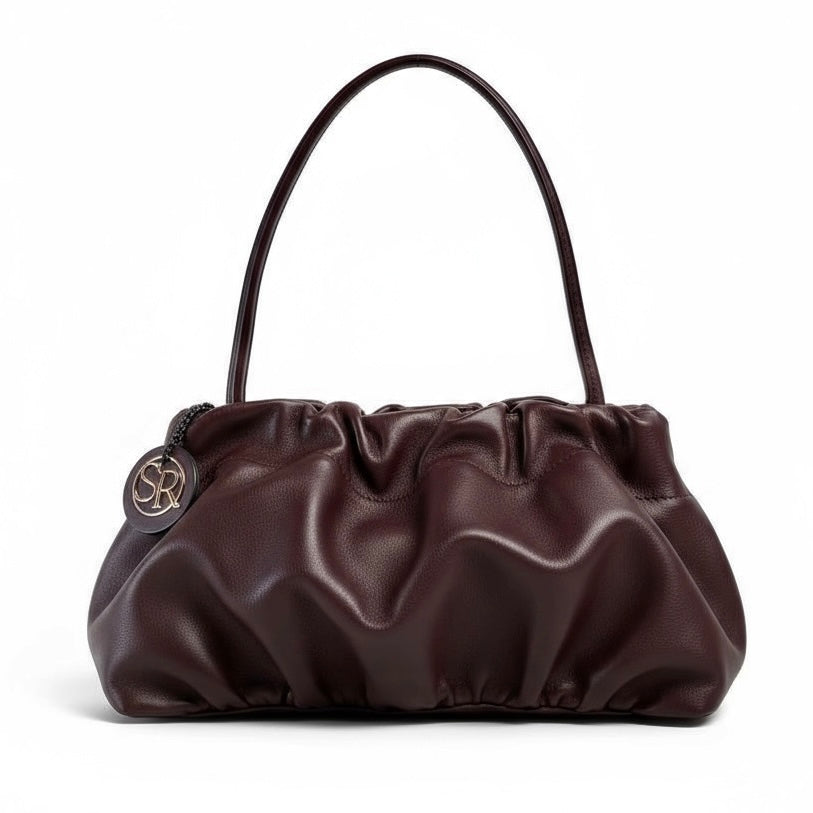 Babooshka Clutch - Burgundy Leather