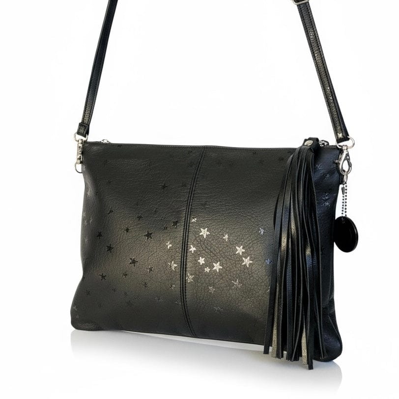 Lennox Clutch - Champagne Hair-on-Hide