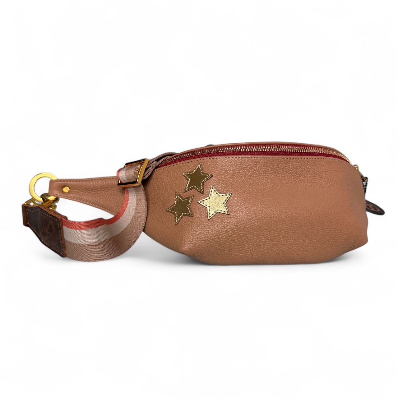 Jett Bumbag - Tan with Gold Stars