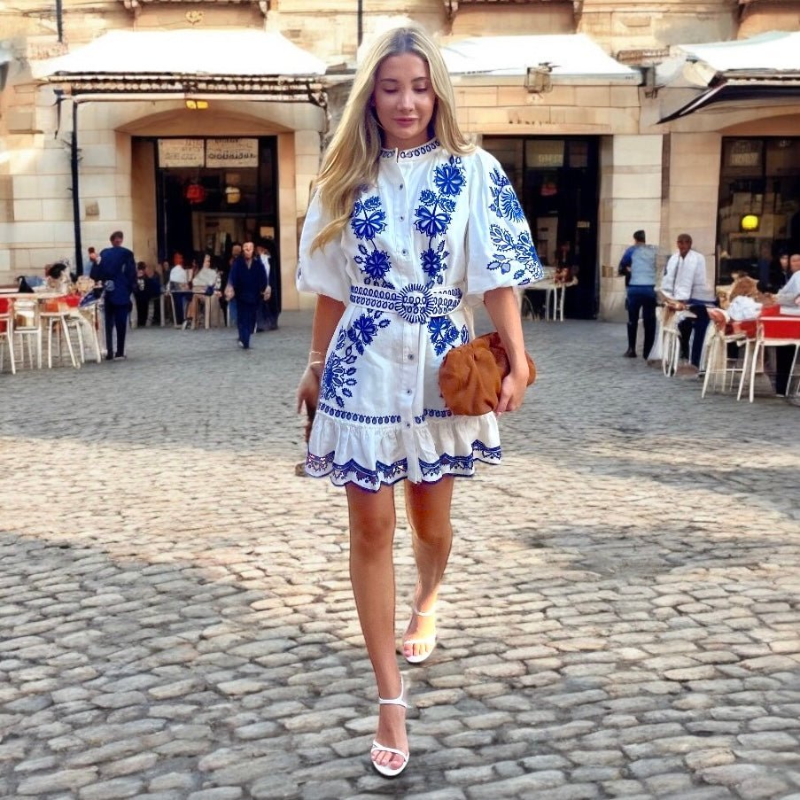 Babooshka Clutch - Black Embossed Suede | Seam Reap Bags