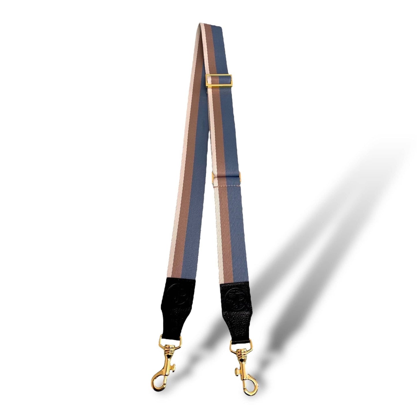 Blue and Tan Bag Strap | Seam Reap - Luxury Handmade Leather Handbags, Purses & Totes