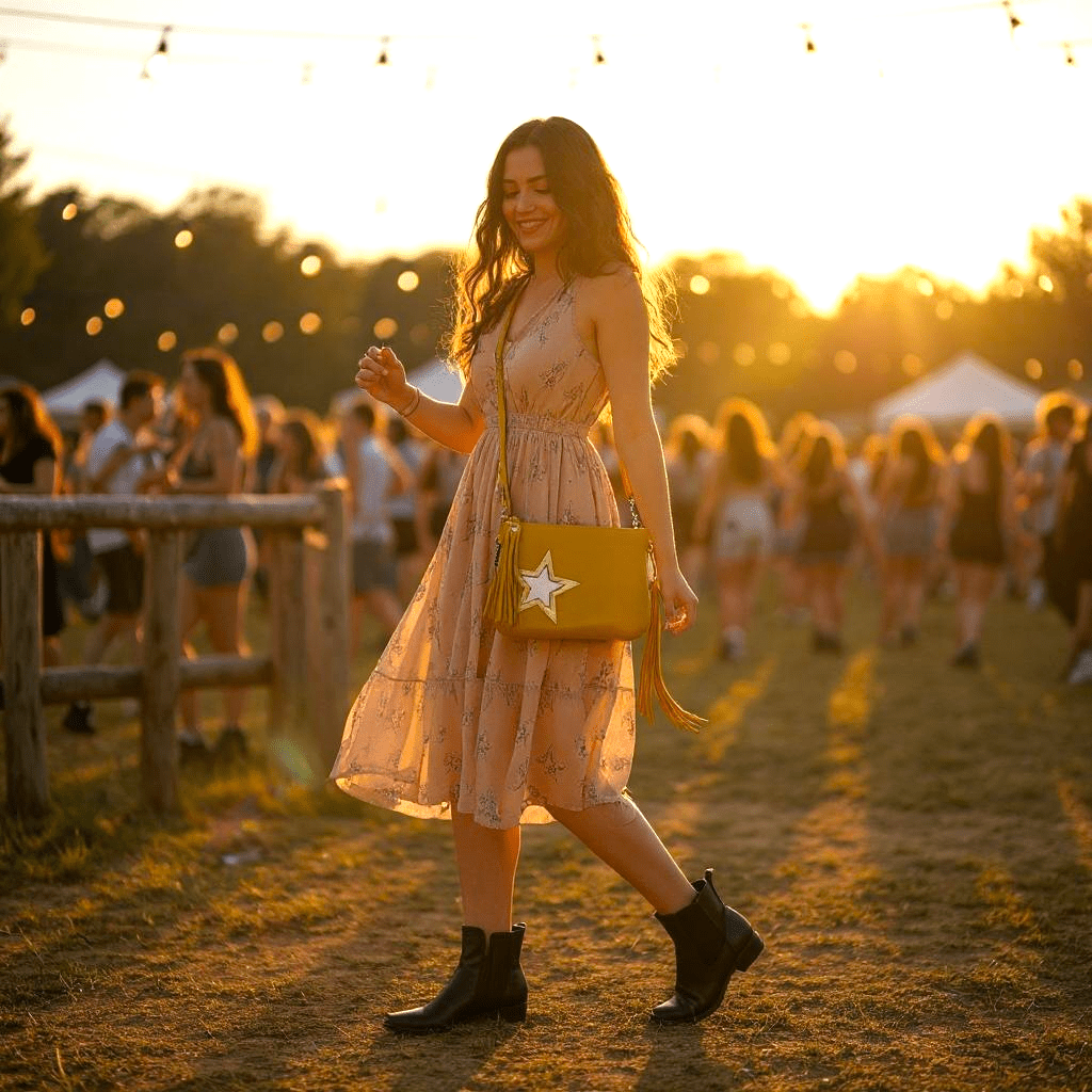 Lemon Yellow Star Clutch | Seam Reap Bags