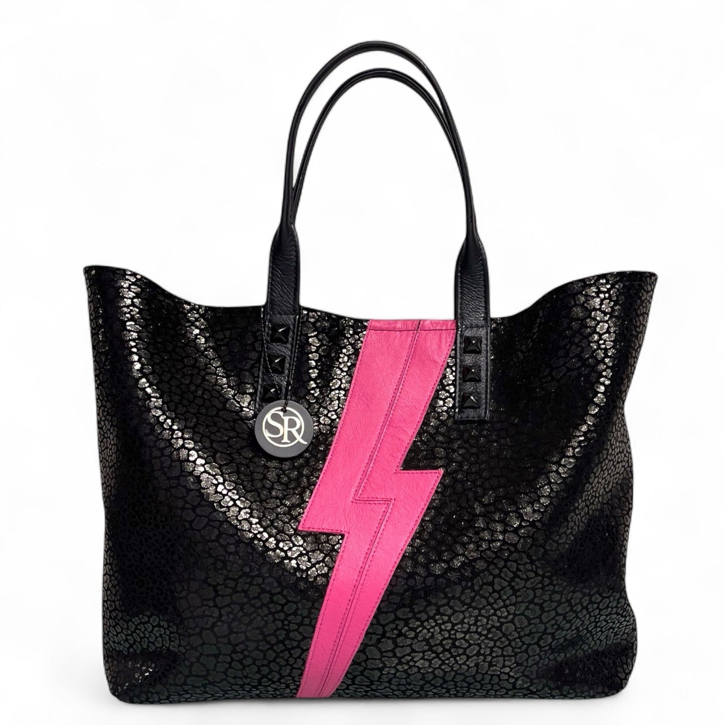 Mazzy Tote Pink Bolt | Seam Reap Bags