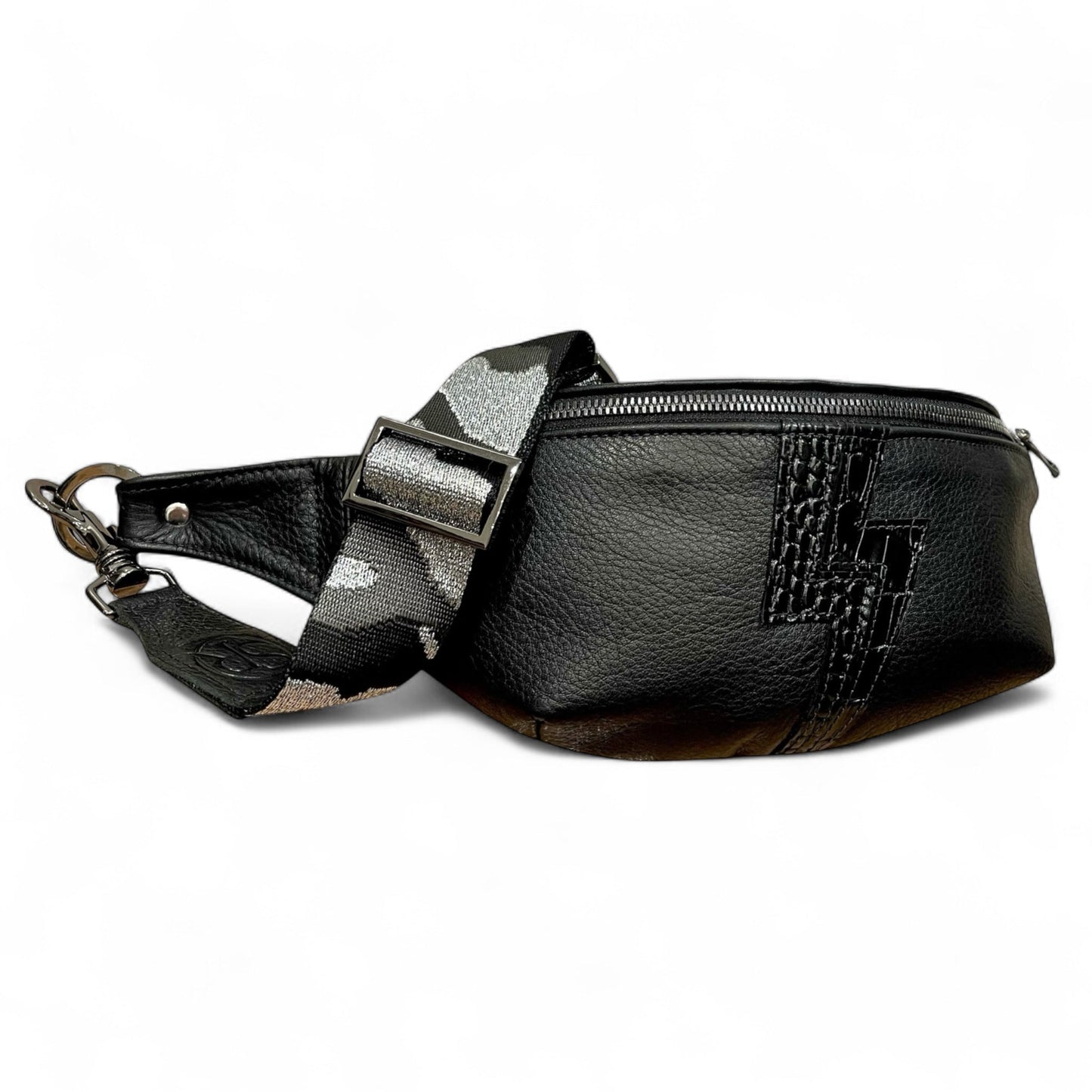 The “Jett” Bumbag Black Bolt | Seam Reap Bags
