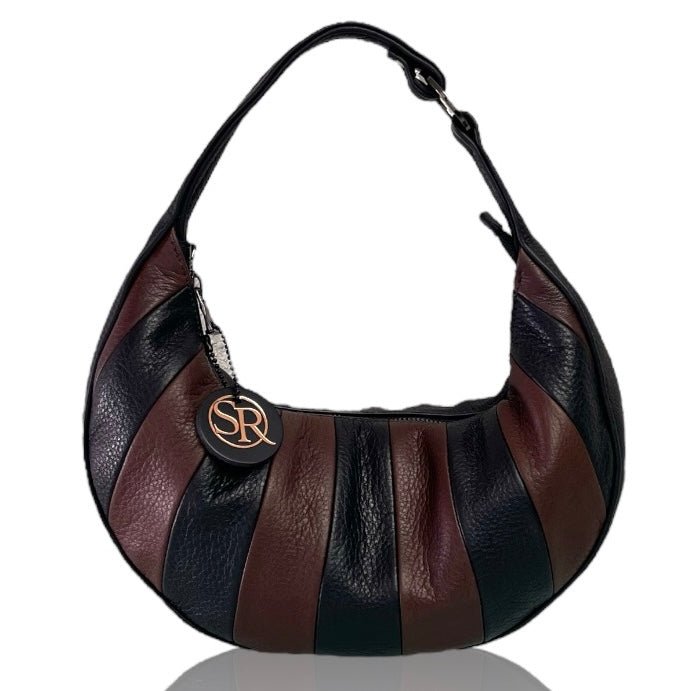 The “Queen” Collection Black & Brown Patchwork | Seam Reap - Luxury Handmade Leather Handbags, Purses & Totes