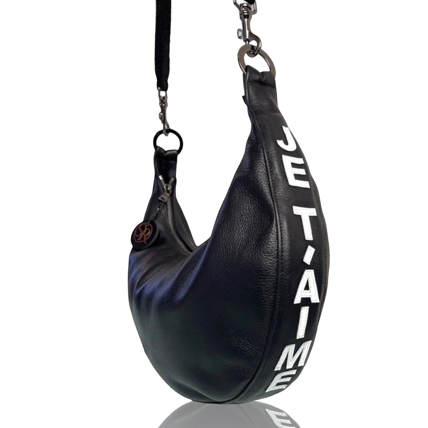 The “Ramones” Collection White Je T’aime | Seam Reap - Luxury Handmade Leather Handbags, Purses & Totes