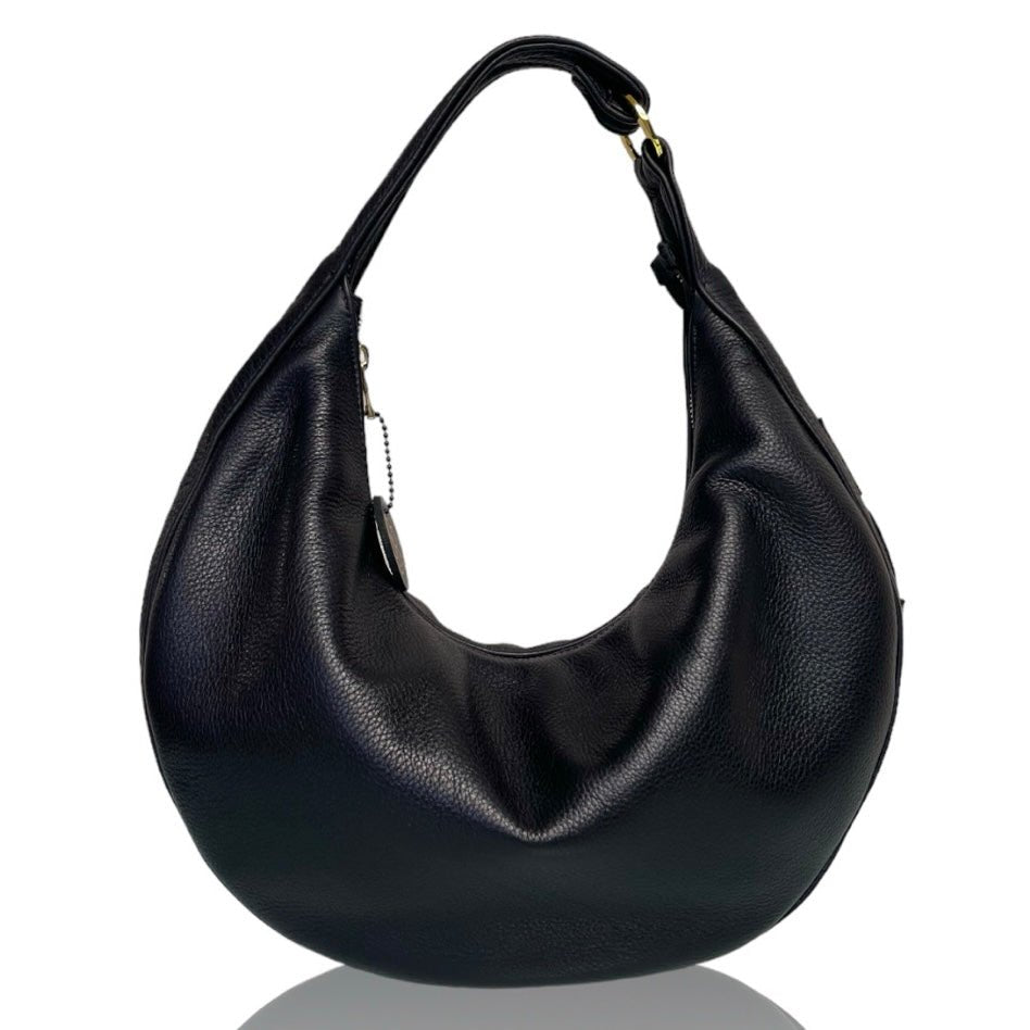 The Ramones Shoulder Bag Collection Black Love | Seam Reap - Luxury Handmade Leather Handbags, Purses & Totes