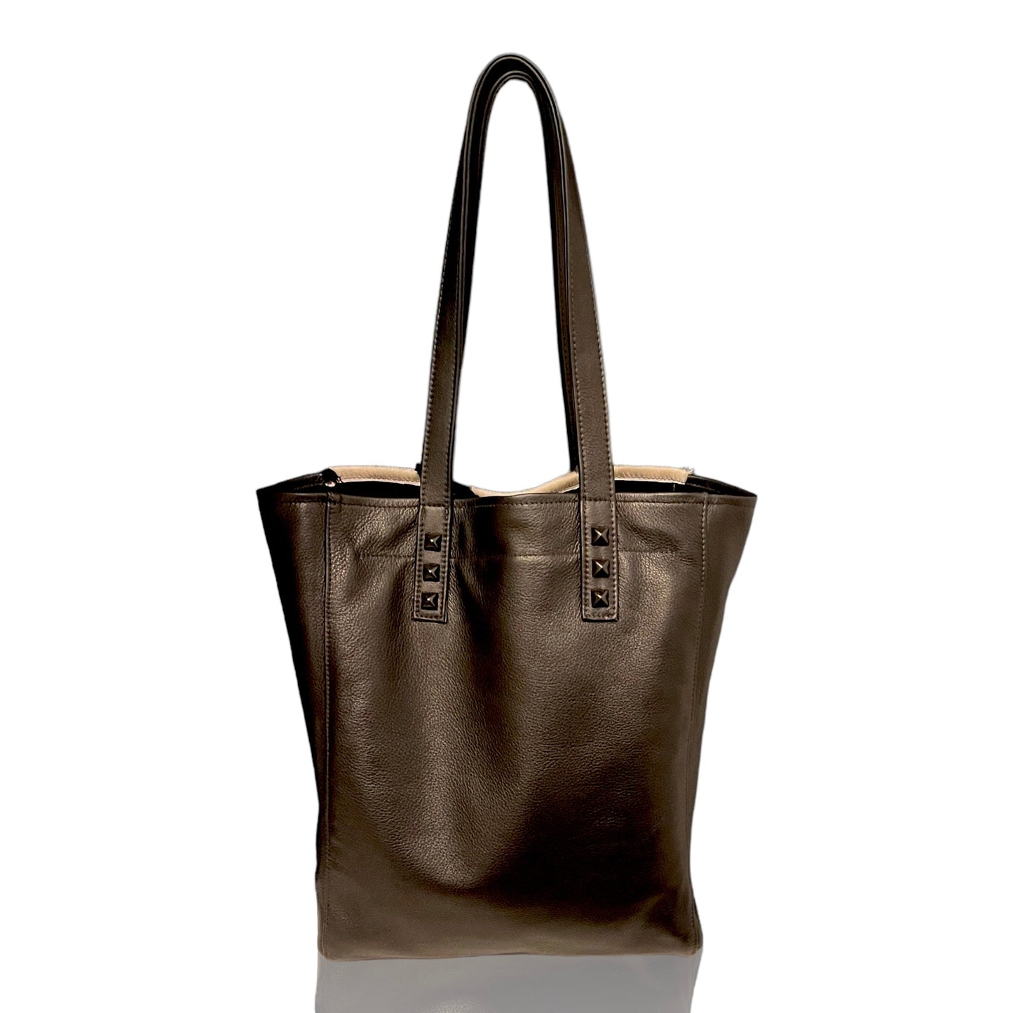 The “Siouxsie” Tote Black & White | Seam Reap - Luxury Handmade Leather Handbags, Purses & Totes