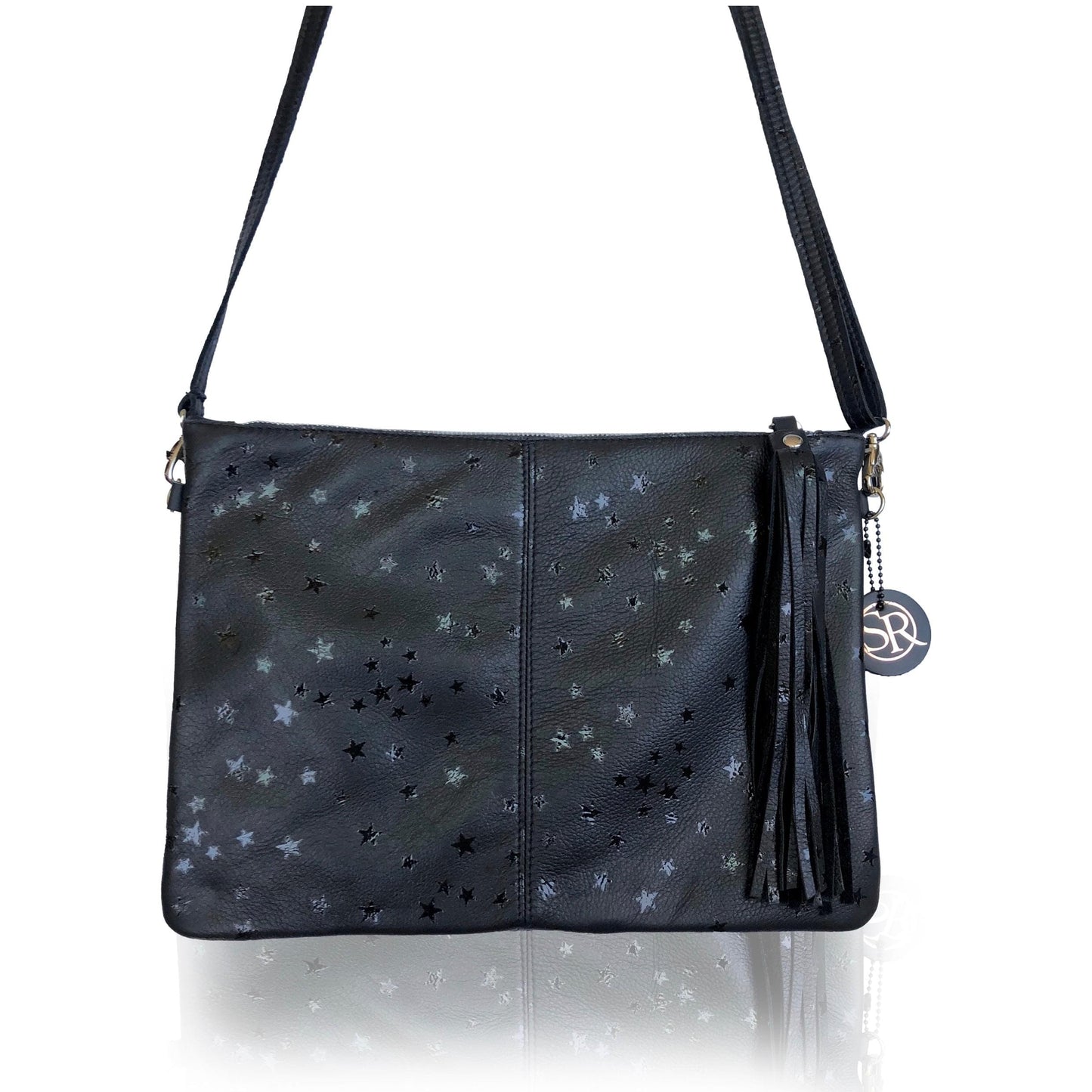 Black Heart Clutch | Seam Reap - Luxury Handmade Leather Handbags, Purses & Totes