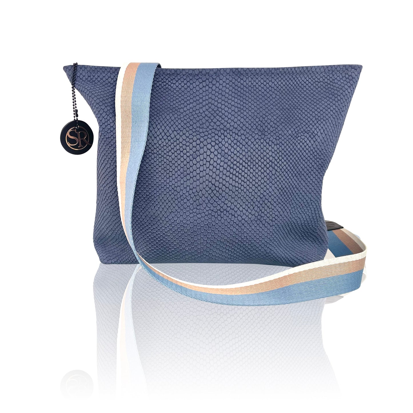 “Blondie” Hobo Embossed Suede | Seam Reap - Luxury Handmade Leather Handbags, Purses & Totes
