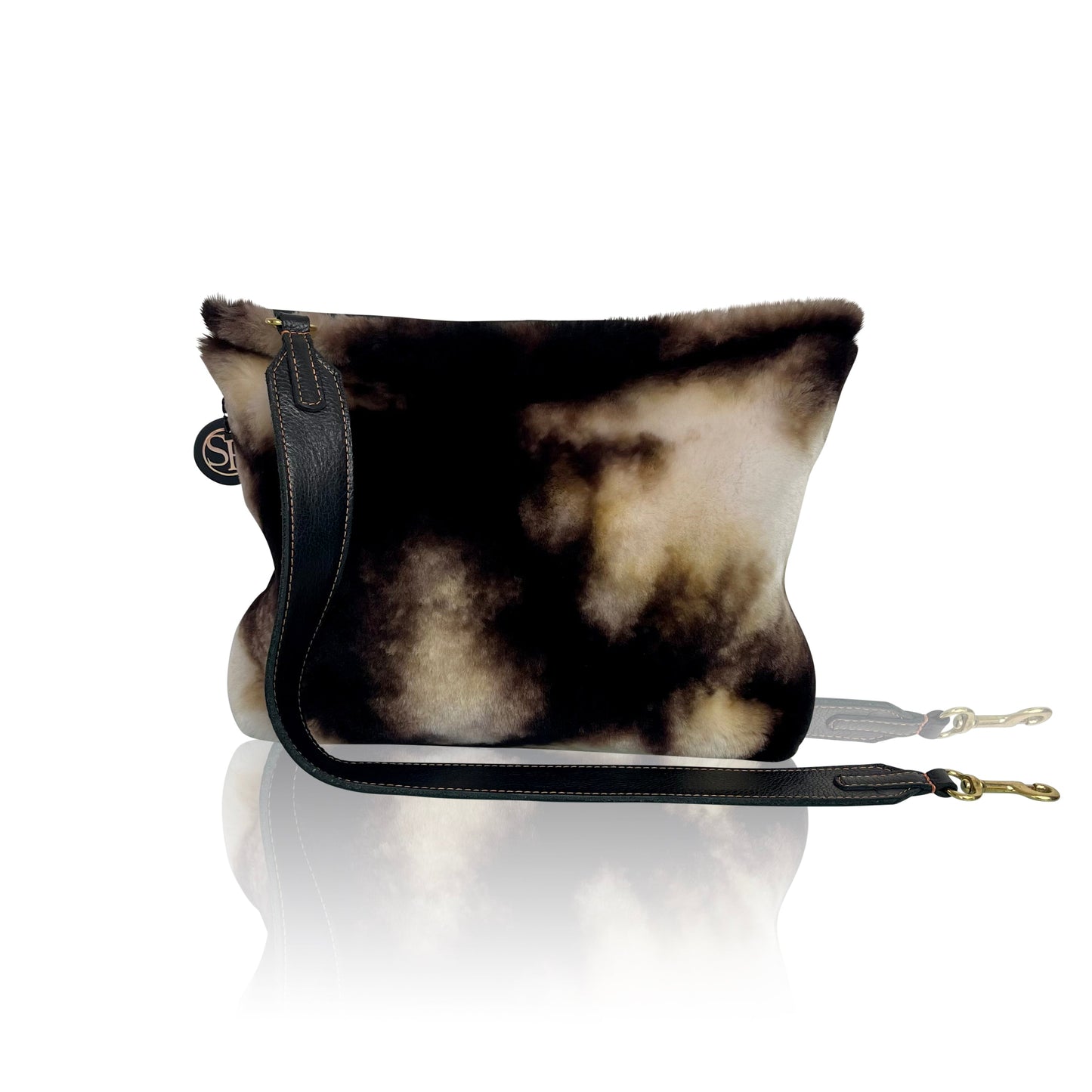 “Blondie” Hobo Shearling | Seam Reap - Luxury Handmade Leather Handbags, Purses & Totes