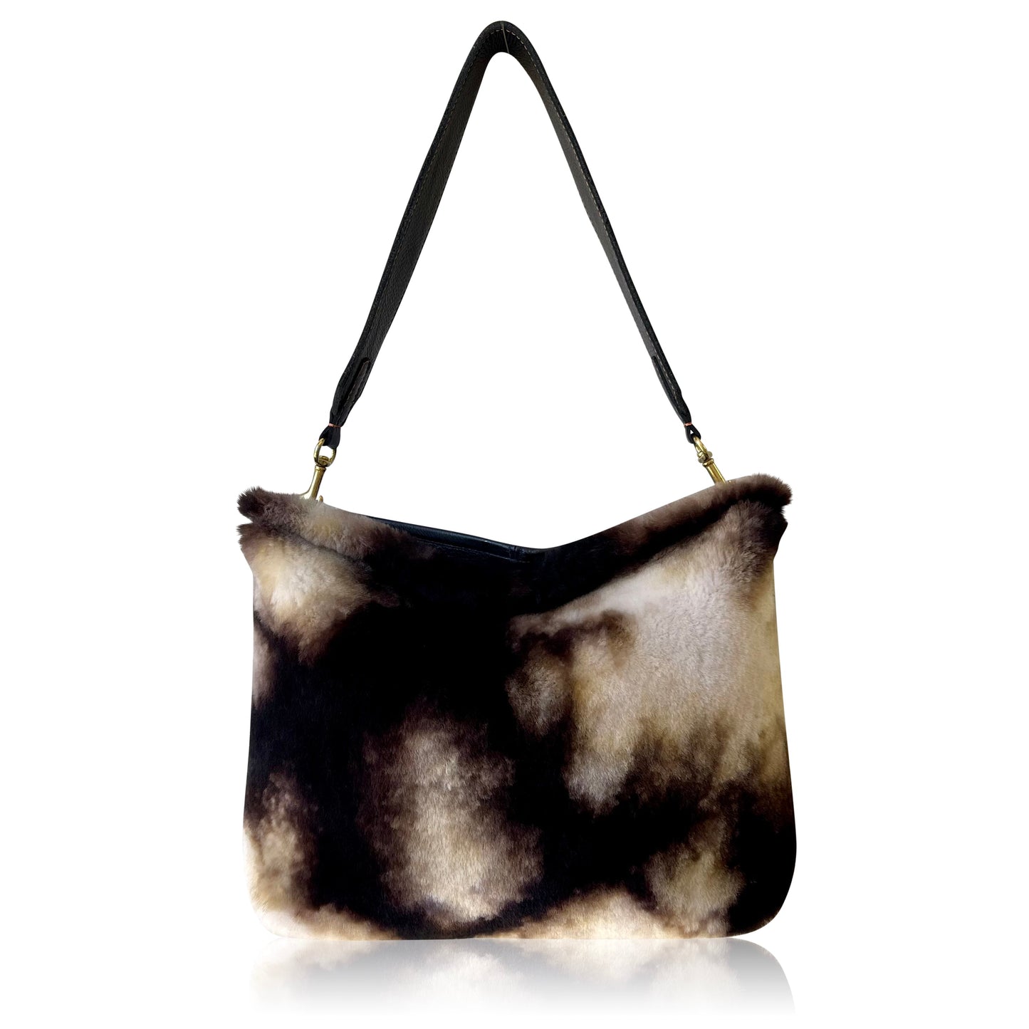 “Blondie” Hobo Shearling | Seam Reap - Luxury Handmade Leather Handbags, Purses & Totes