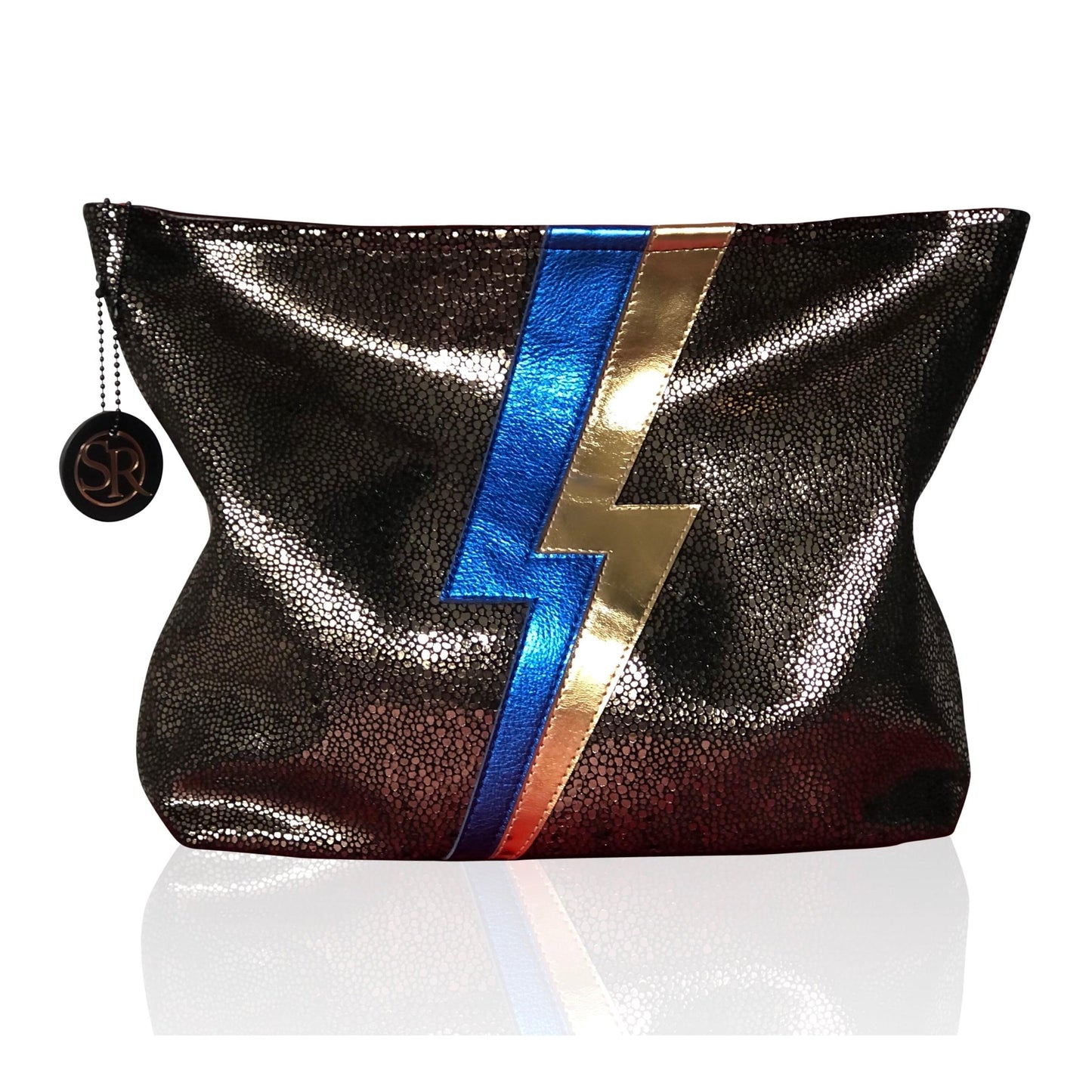 "Blondie" Hobo Stingray Lightning Bolt | Seam Reap - Luxury Handmade Leather Handbags, Purses & Totes