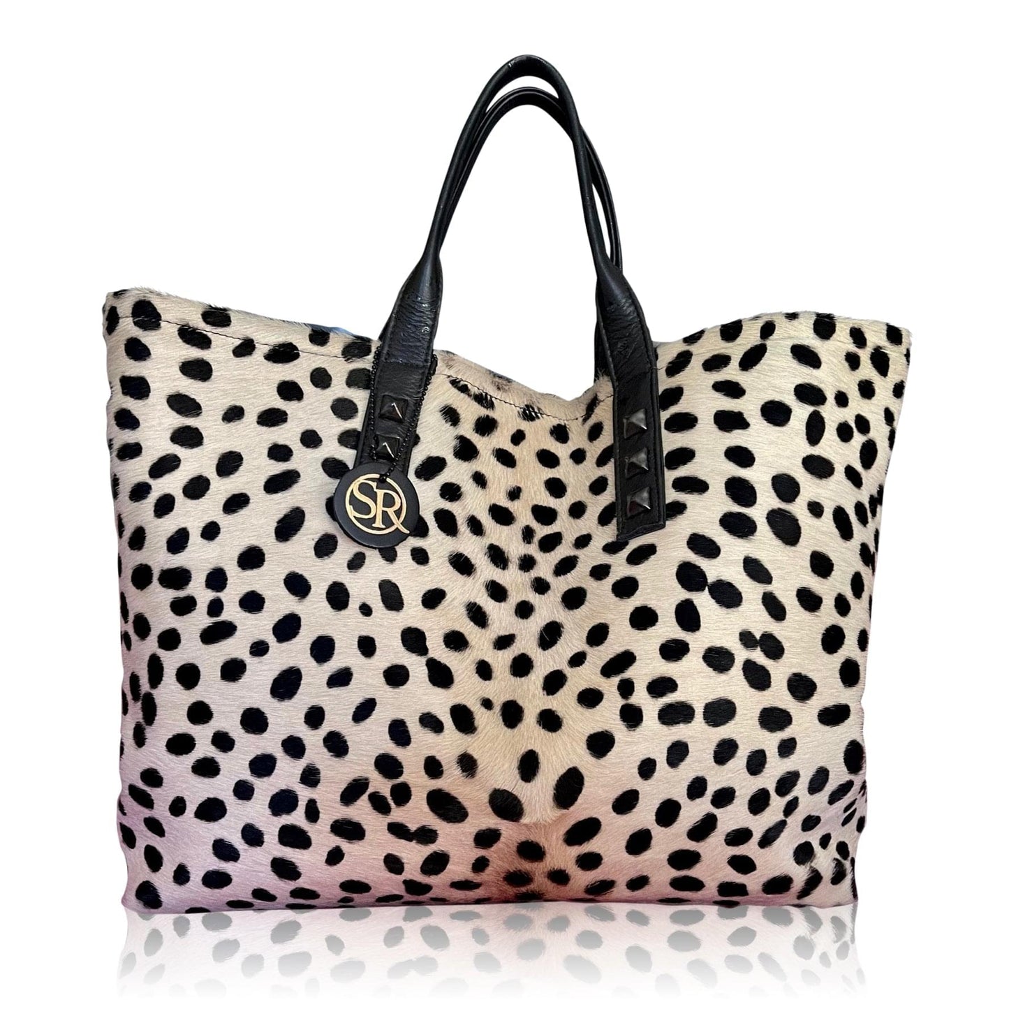 Cheetah “Mazzy” Tote | Seam Reap - Luxury Handmade Leather Handbags, Purses & Totes