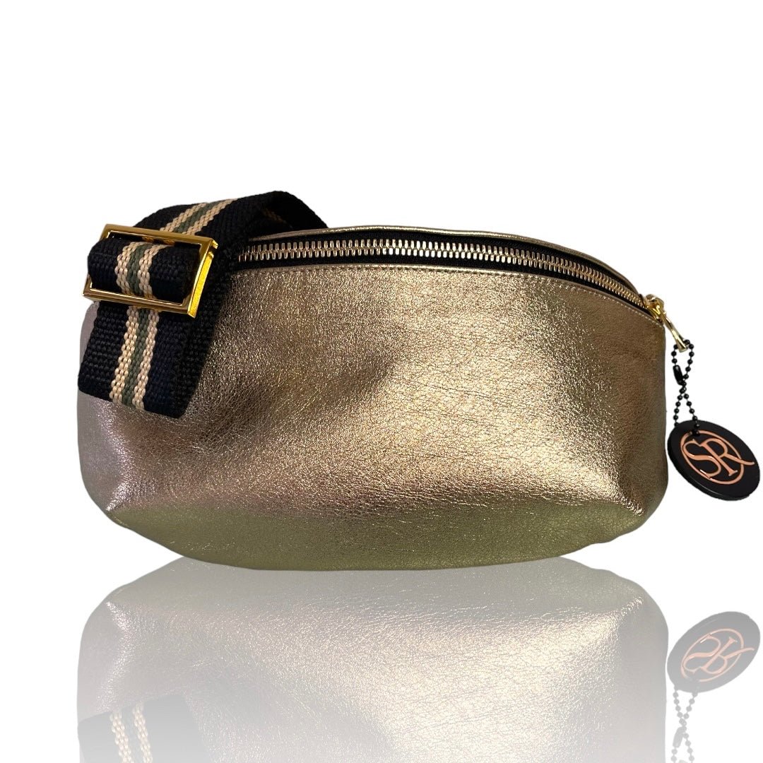 The “Jett” Bumbag Metallic Bronze | Seam Reap - Luxury Handmade Leather Handbags, Purses & Totes