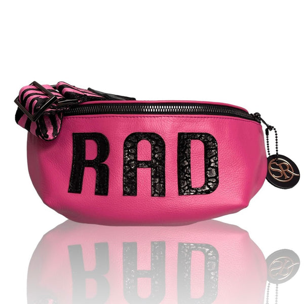 The “Jett” Bumbag Rad Pink | Seam Reap - Luxury Handmade Leather Handbags, Purses & Totes