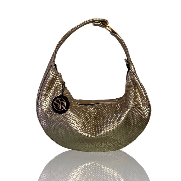 The “Queen” Collection Embossed Bronze | Seam Reap - Luxury Handmade Leather Handbags, Purses & Totes