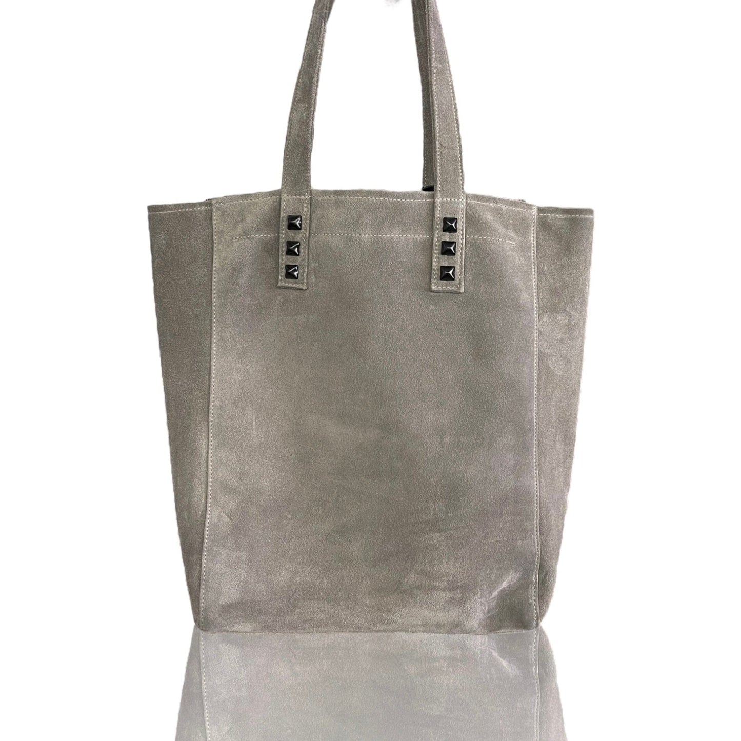 The “Siouxsie” Tote Grey | Seam Reap - Luxury Handmade Leather Handbags, Purses & Totes