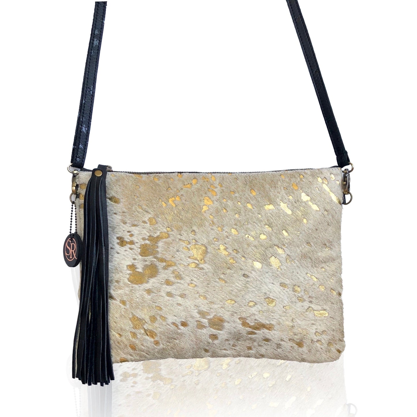 The White and Gold "Delgado" Clutch | Seam Reap - Luxury Handmade Leather Handbags, Purses & Totes