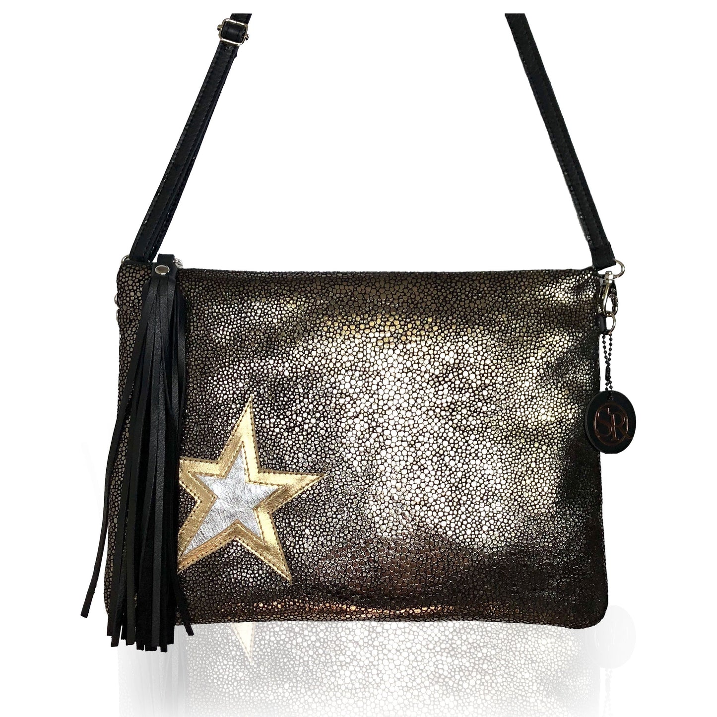 The “Ziggy” Shooting Star Clutch | Seam Reap - Luxury Handmade Leather Handbags, Purses & Totes