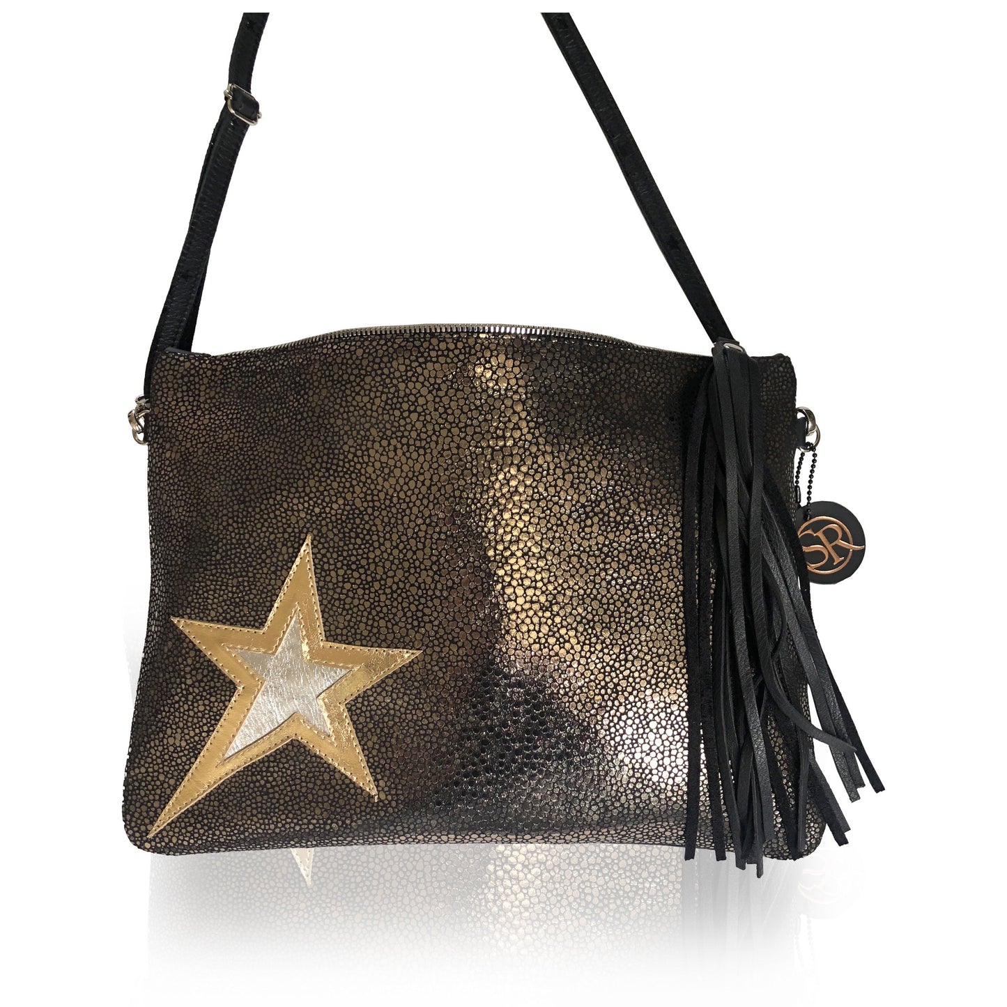 The “Ziggy” Shooting Star Clutch | Seam Reap - Luxury Handmade Leather Handbags, Purses & Totes