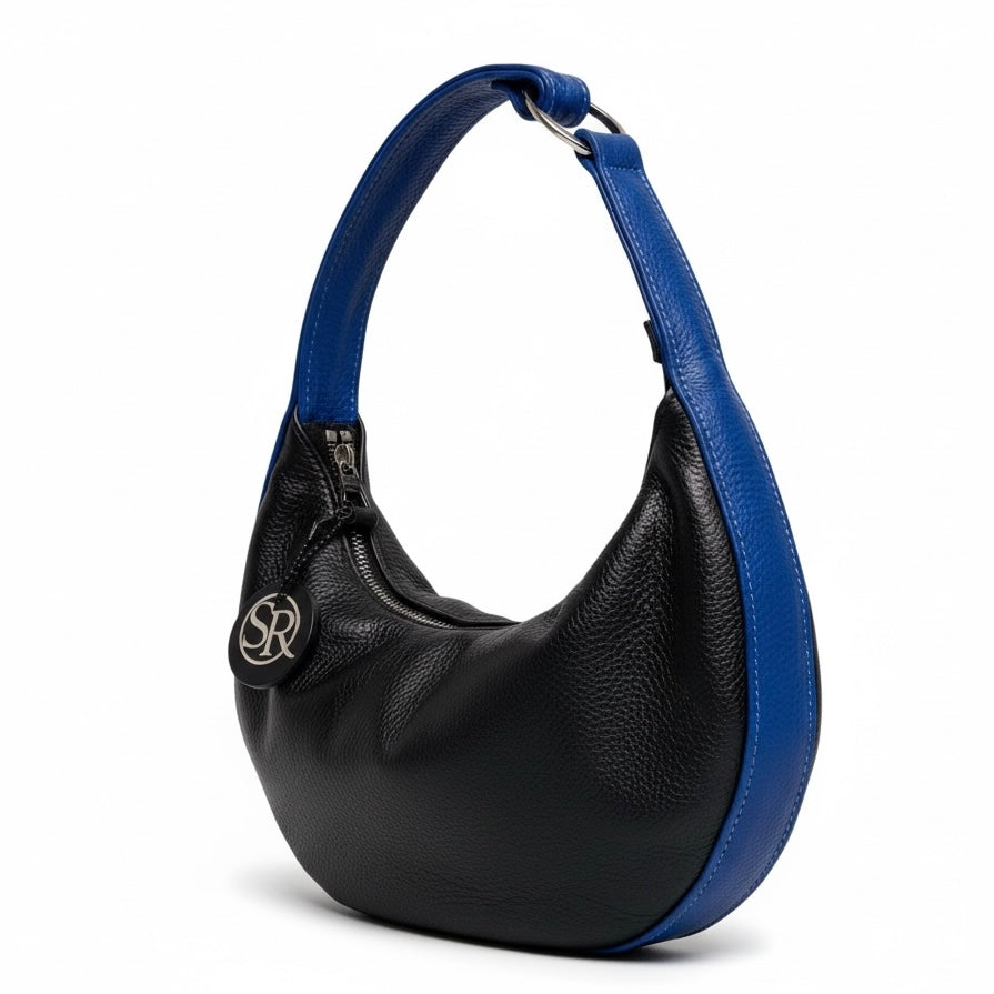 The “Queen” Collection Black/Blue Color Block 50% off