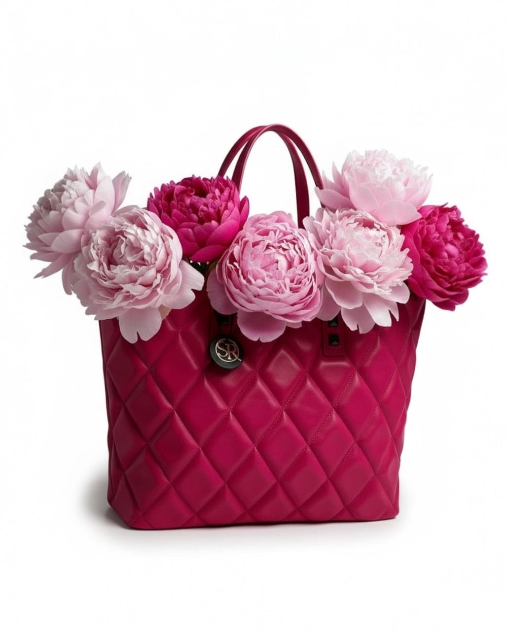 Mazzy Tote - Fuchsia Quilted