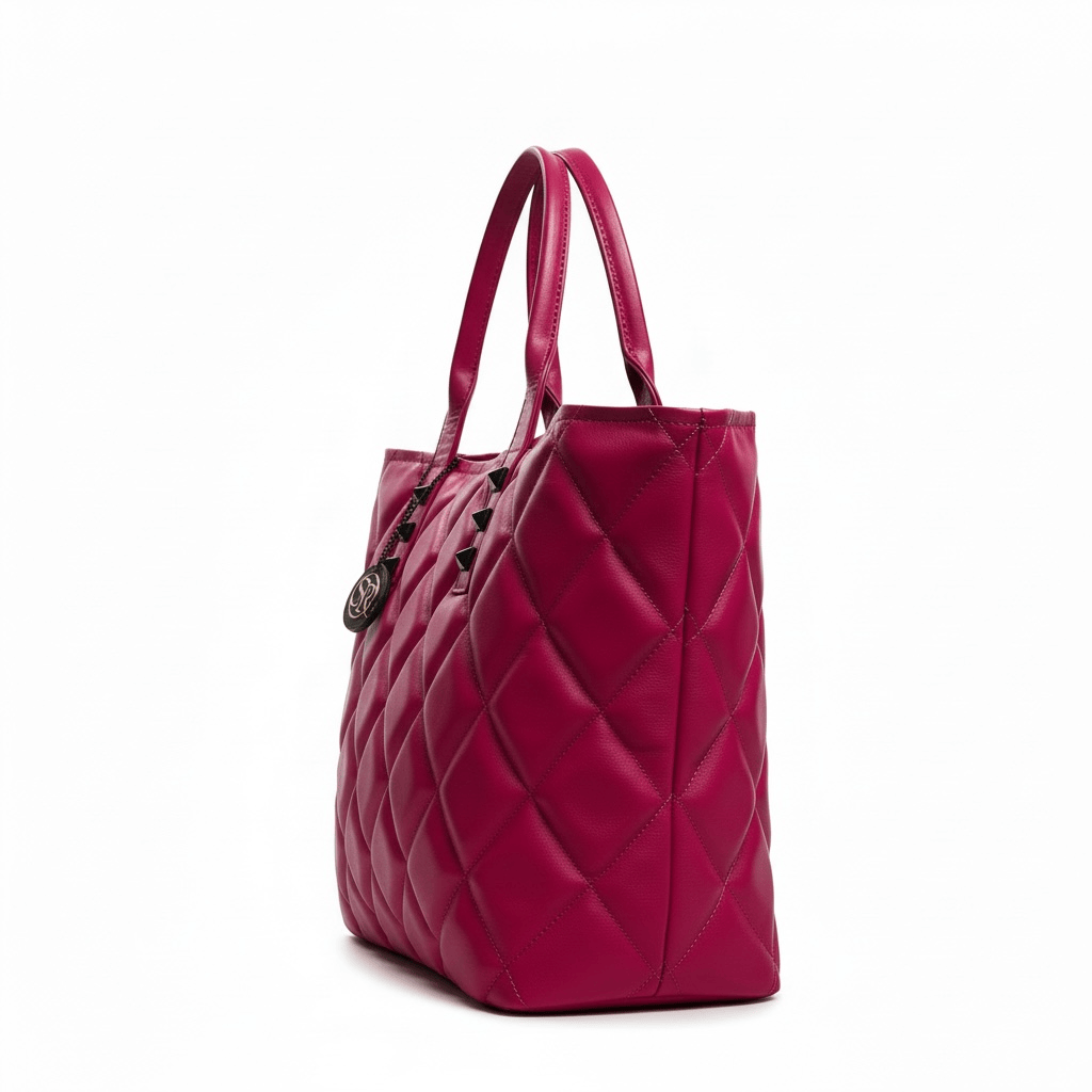 Mazzy Tote - Fuchsia Quilted