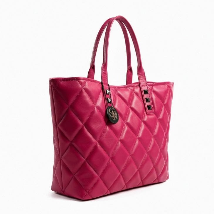 Mazzy Tote - Fuchsia Quilted