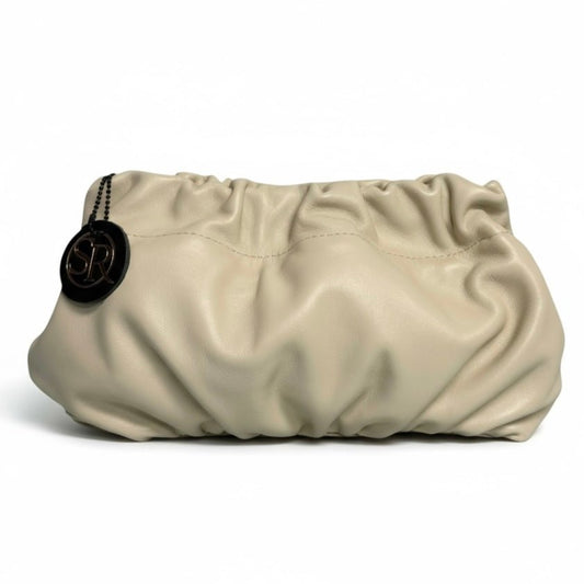 Babooshka Clutch - Cream Leather | Seam Reap Bags