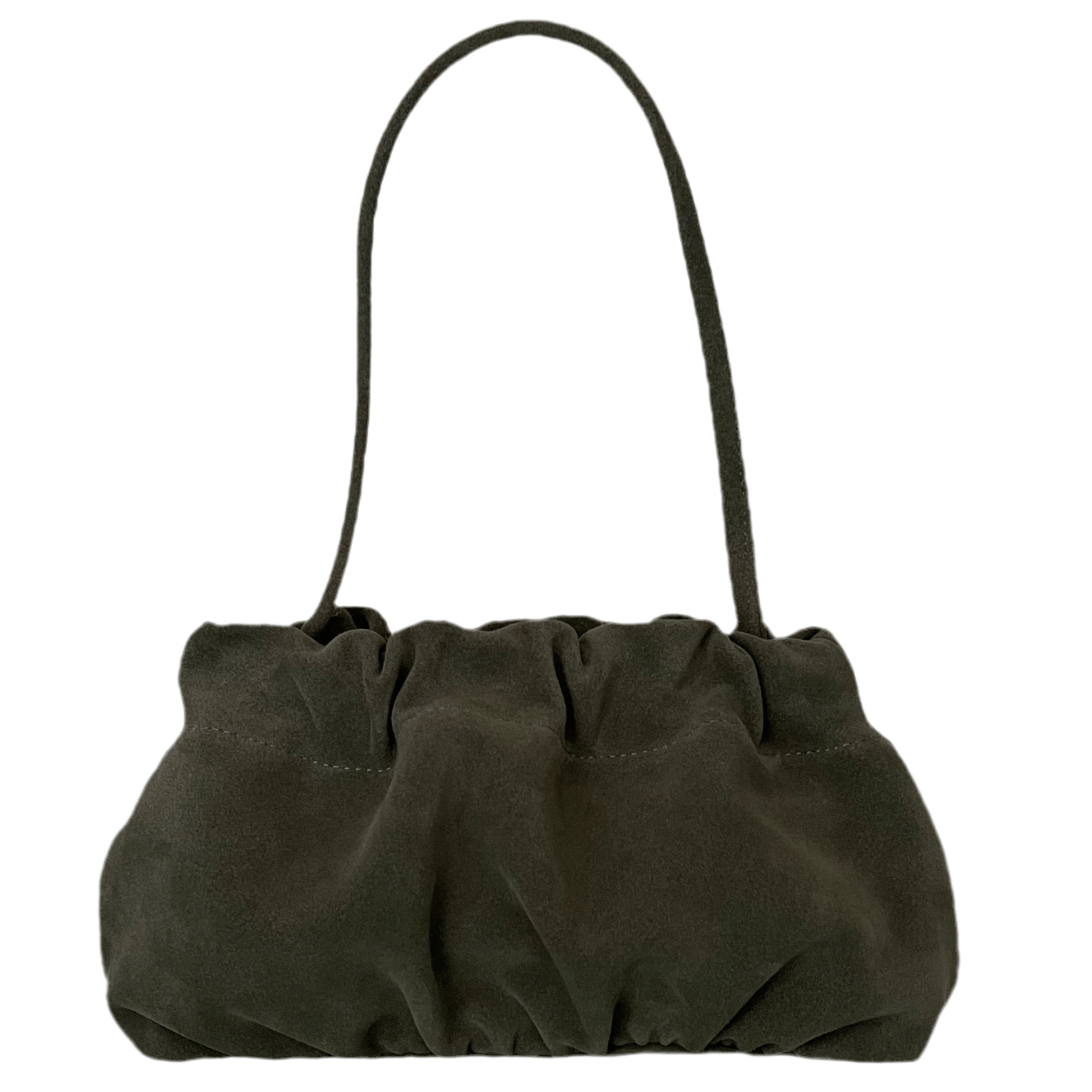 Babooshka Clutch - Olive Suede | Seam Reap Bags