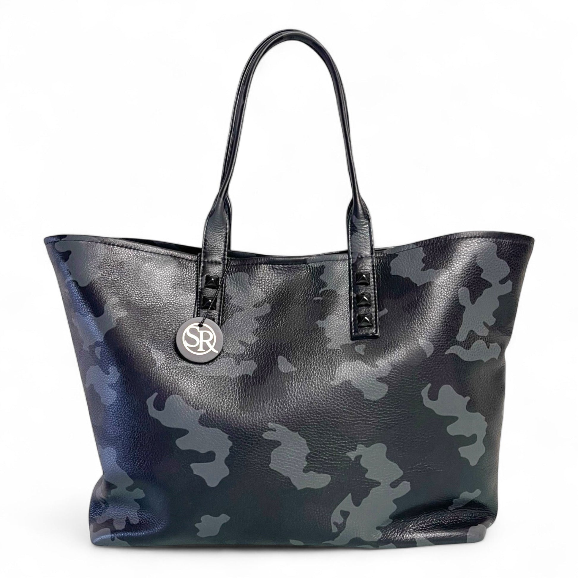 Black Camo “Mazzy” Tote | Seam Reap Bags