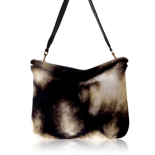 “Blondie” Hobo Shearling | Seam Reap - Luxury Handmade Leather Handbags, Purses & Totes