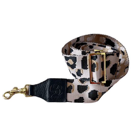 Blush Leopard Bag Strap | Seam Reap - Luxury Handmade Leather Handbags, Purses & Totes