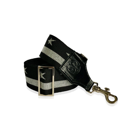 Silver Star Reflective Bag Strap | Seam Reap - Luxury Handmade Leather Handbags, Purses & Totes