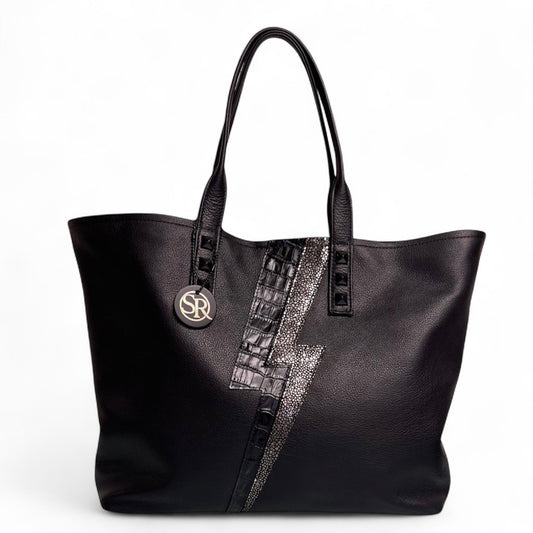 Stingray & Black Bolt “Mazzy” Tote | Seam Reap Bags