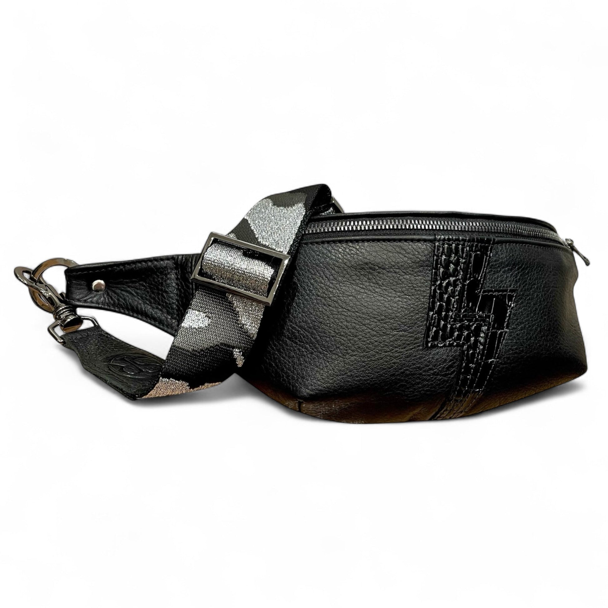 The “Jett” Bumbag Black Bolt | Seam Reap Bags