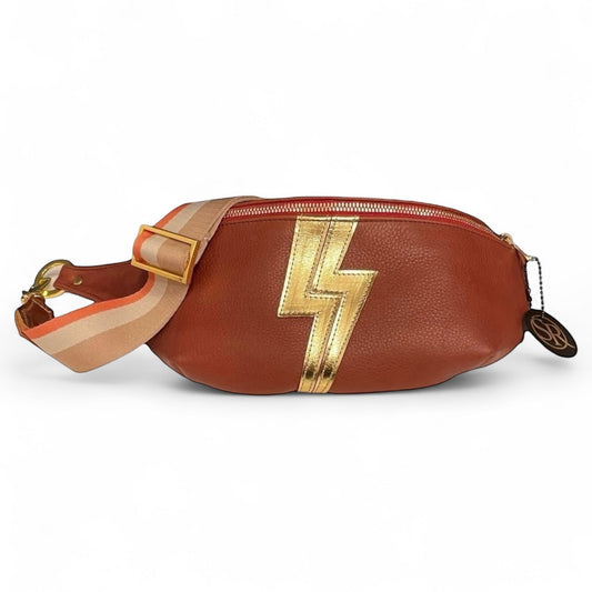 The “Jett” Bumbag Gold Bolt | Seam Reap Bags