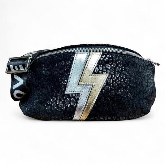 The “Jett” Bumbag Gold Silver | Seam Reap Bags