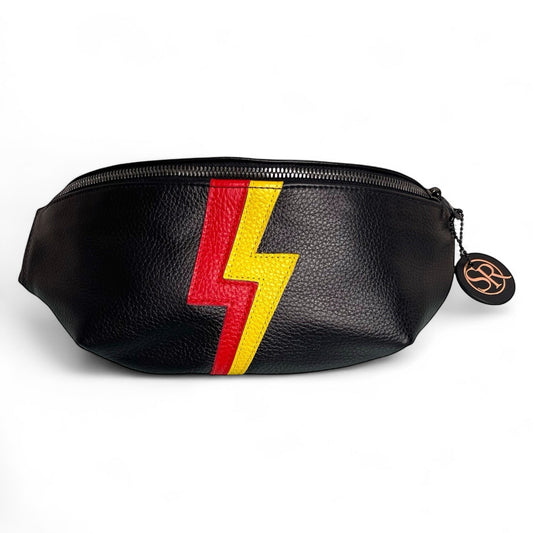 The “Jett” Bumbag Red/Yellow Bolts | Seam Reap Bags