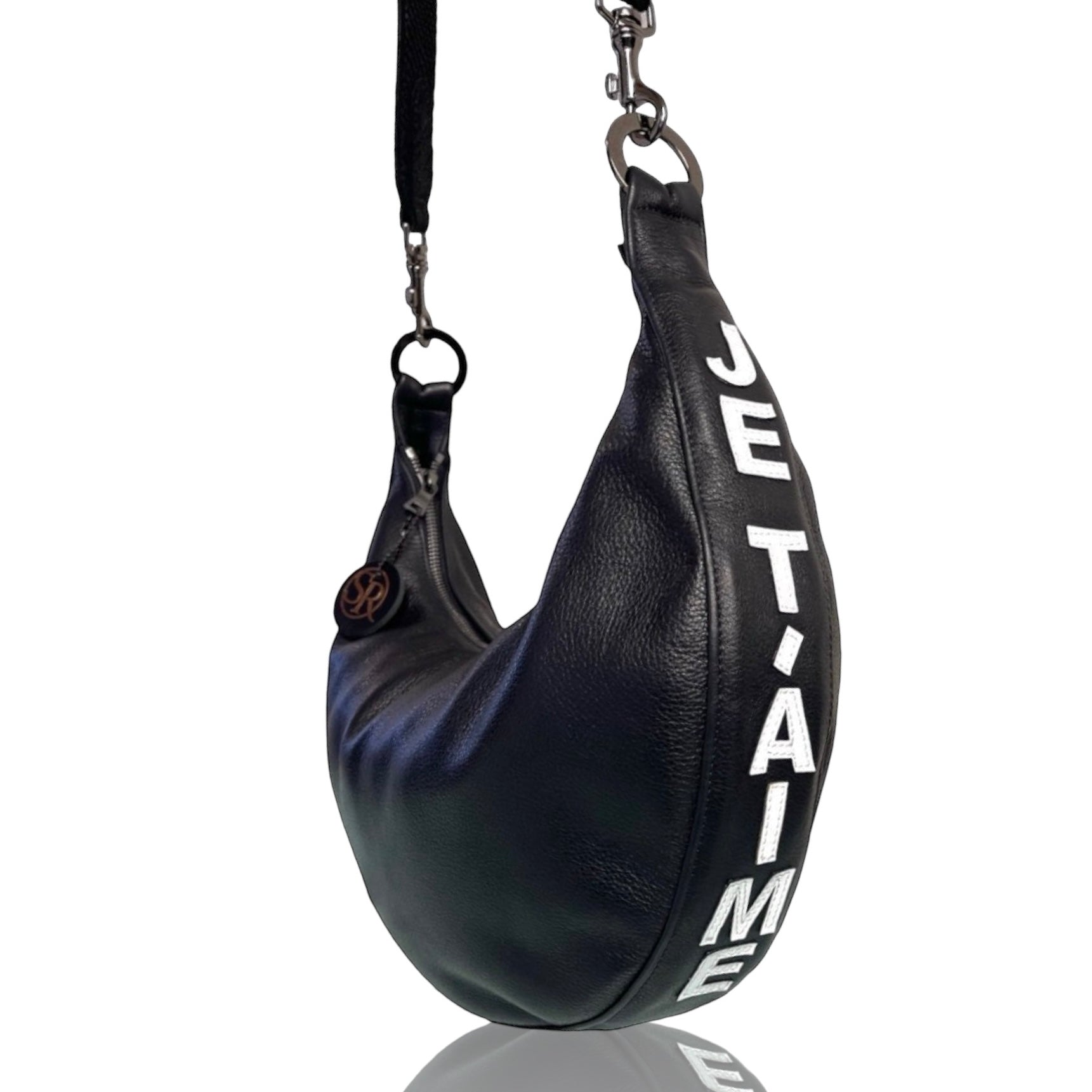 The “Ramones” Collection White Je T’aime | Seam Reap - Luxury Handmade Leather Handbags, Purses & Totes