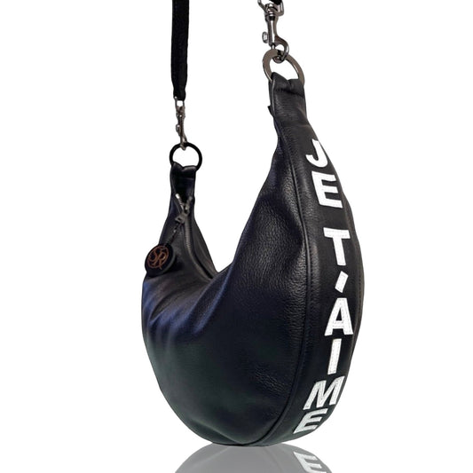 The “Ramones” Collection White Je T’aime | Seam Reap - Luxury Handmade Leather Handbags, Purses & Totes