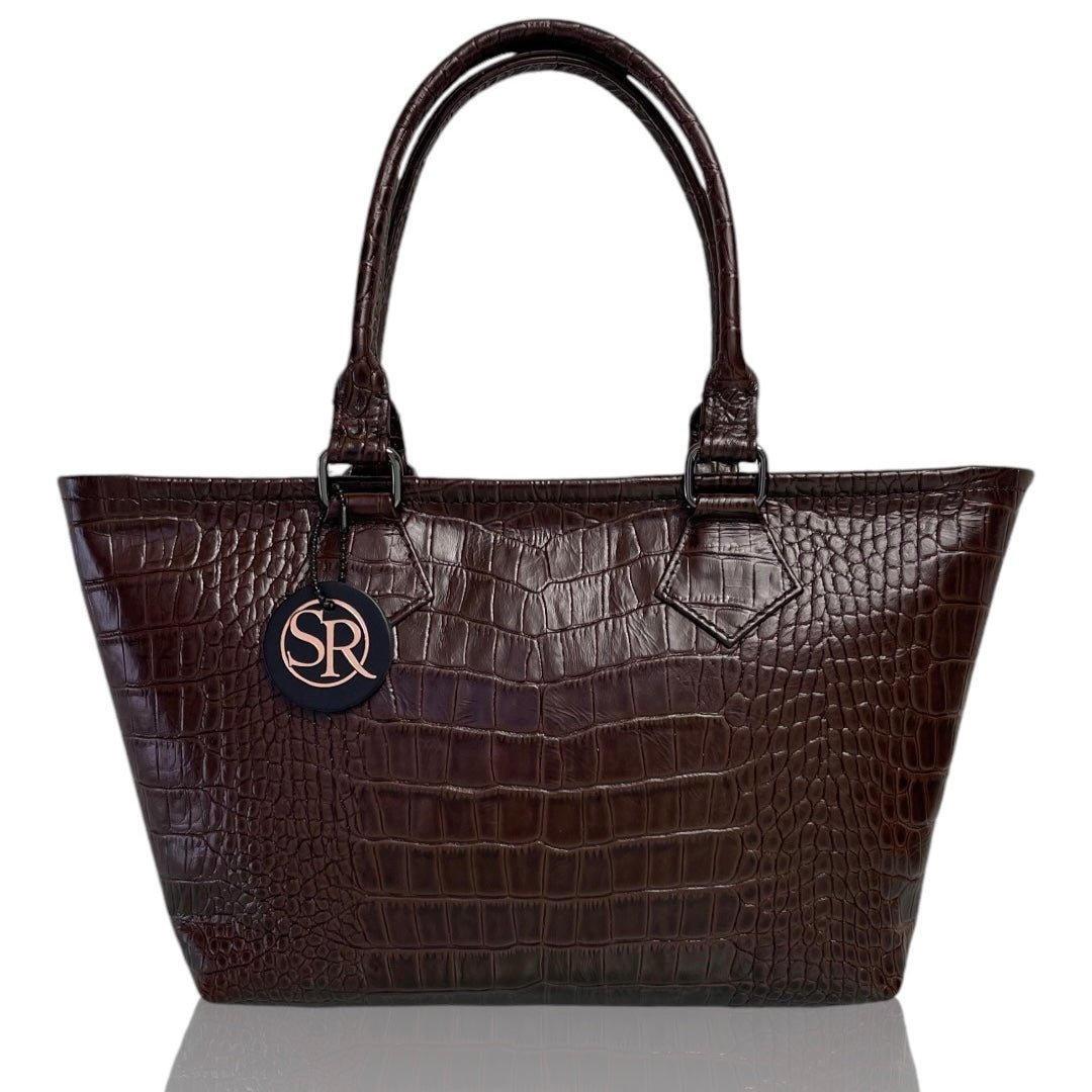 The "Wonderwall" Mini Tote Croc | Seam Reap - Luxury Handmade Leather Handbags, Purses & Totes