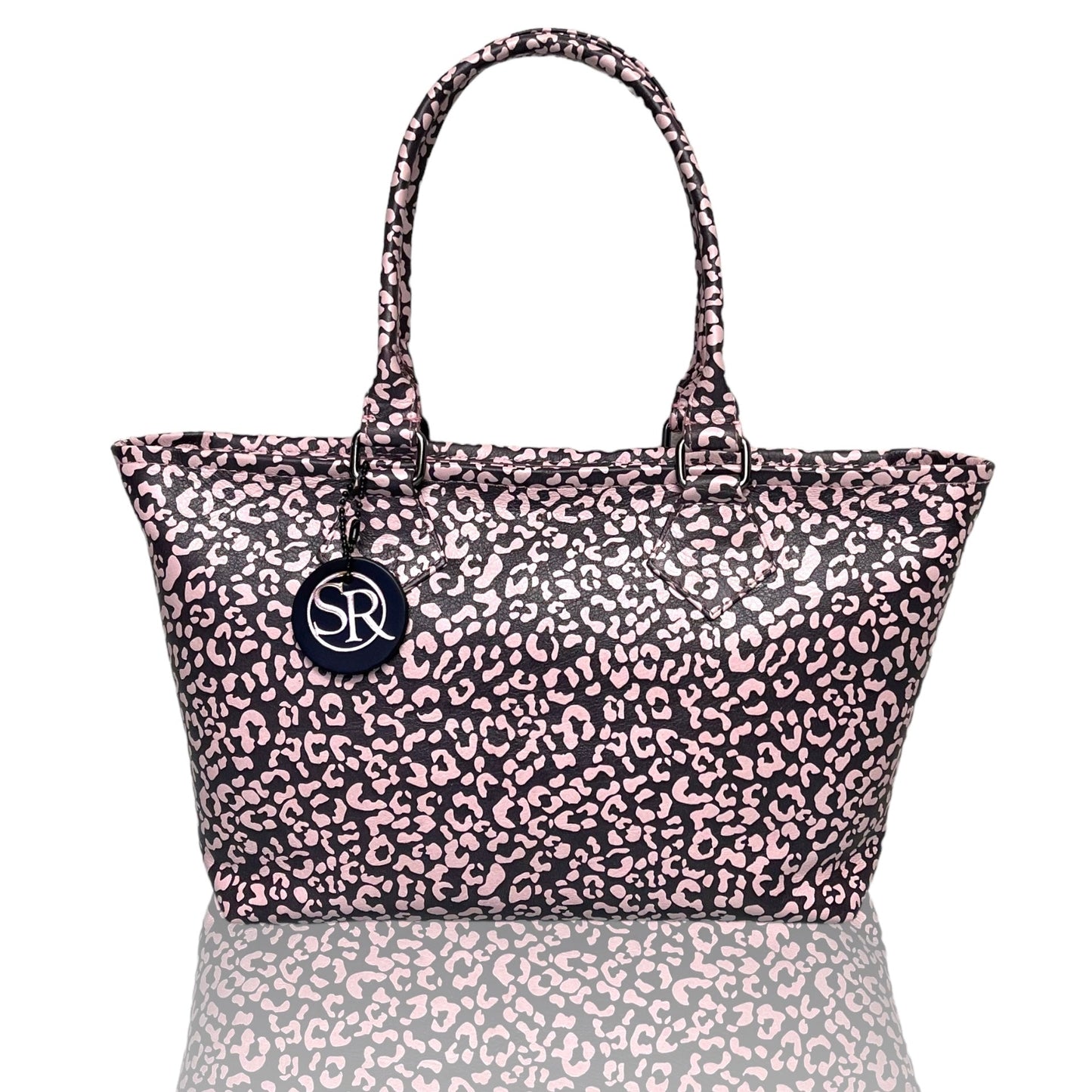 The "Wonderwall" Mini Tote Pink Leopard | Seam Reap - Luxury Handmade Leather Handbags, Purses & Totes