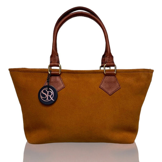 The "Wonderwall" Mini Tote Whiskey | Seam Reap - Luxury Handmade Leather Handbags, Purses & Totes