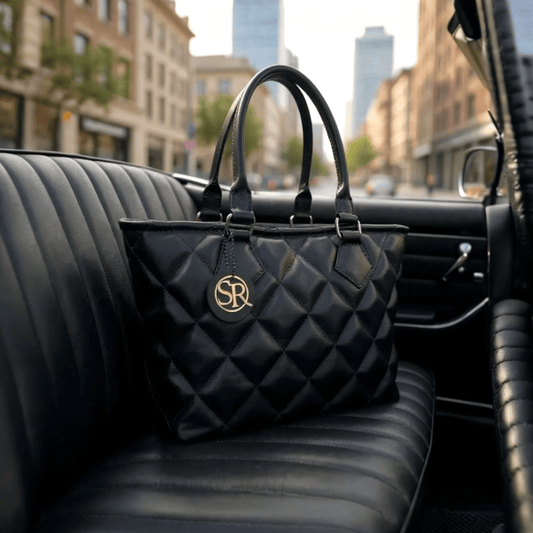 Wonderwall Mini Tote — Black Quilted Leather | Seam Reap Bags