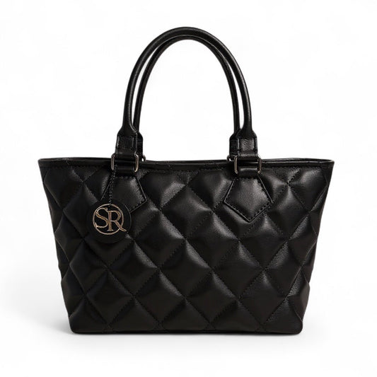 Wonderwall Mini Tote — Black Quilted Leather | Seam Reap Bags