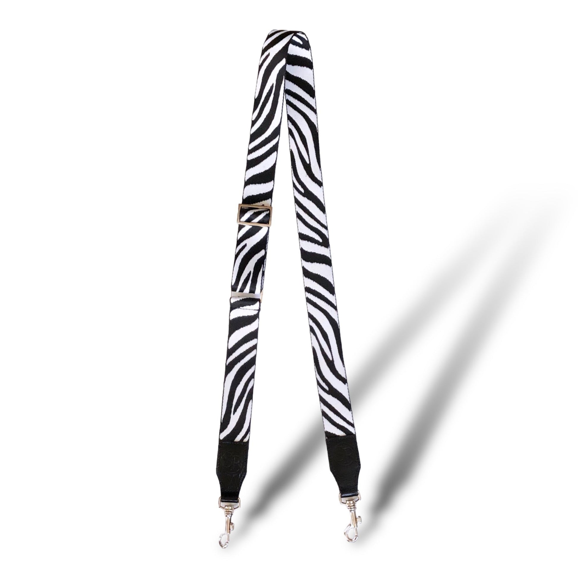 Zebra Bag Strap Black and White | Seam Reap - Luxury Handmade Leather Handbags, Purses & Totes